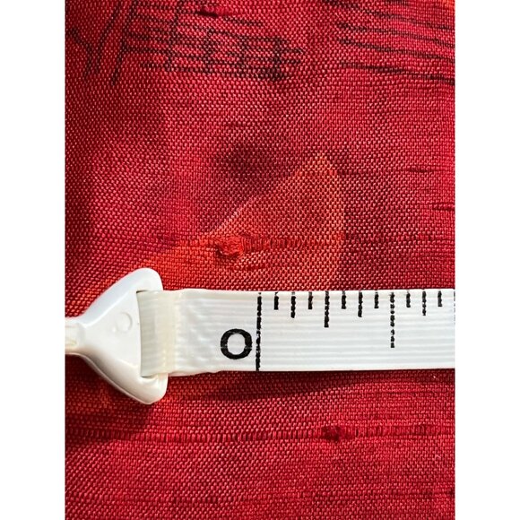 Coldwater Creek Silk Blend Jacket Women’s S Red Multicolor Lined Button Front - Picture 6 of 13